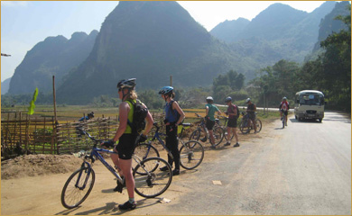 Cycling Laos